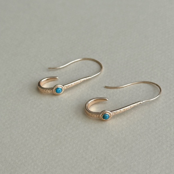 Boho stone earrings #2397 - Picture 2 of 4